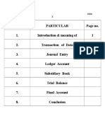 Financial Statement On Sole Trading Ok Project