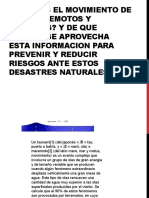 Como Es El Movimiento de Los Terremotos