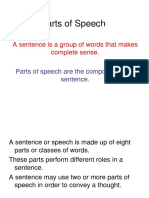 Parts of Speech