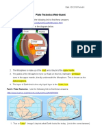 Plate Tectonics Web Quest Student