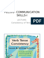 Consistency of Tense-1