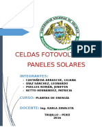 Informe de Paneles Solares