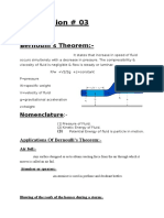 Lab Session # 03: Theory Bernoulli's Theorem