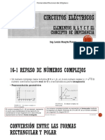  Elementos R, L y C y El Concepto de Impedancia