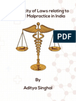 Veracity of Laws Relating To Medical Malpractice in India