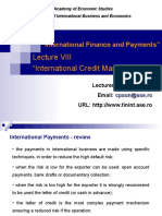 Lecture 9 International Credit Market en