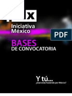 Bases de Convocatoria de Iniciativa México