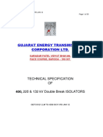 27 - 400 - 220 - 132kV - DB - Tandem Isolator R3 Jan 12 PDF