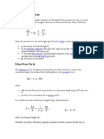 Pressure Loss