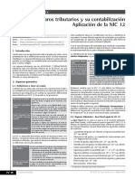 Reparos Tributarios y La Nic 12