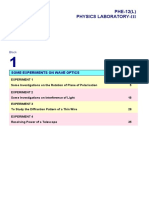 7 - PHE12L - List of Experiments