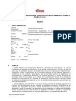 SILABO - Fundamentos Electricos Y Electrónicos