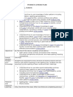 Lesson Plan Phonics Wed