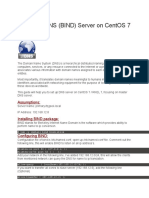 Configure DNS (BIND) Server On CentOS 7 RHEL 7