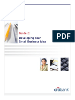 Guide 2:: Developing Your Small Business Idea