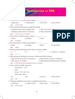 Introduction To XML: A. Multiple Choice Questions