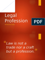 Legal Profession Report - Intro