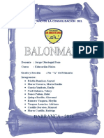 Monografia Balonmano