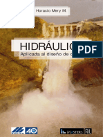 HidrÃ¡ulica Aplicada Al Diseã o de Obras