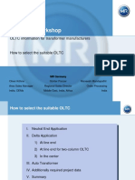 How To Select The Suitable OLTC