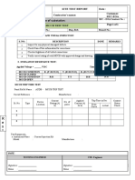 Site Test Report Date: Contractor's Name: Customer: Sec-Eoa Name of Substation: Acdb-Mccb Trip Test