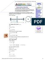 Design of Load Carrying Shaft With One Pulley & Supported by Two Bearings - Engineers Edge