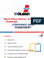 16 - Work Place Stress