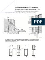 Advice - Stress Distribution in Bolt & Nut