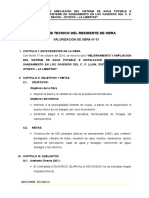 Informe Tecnico de Residente Mes Junio