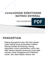 Kebutuhan Nutrisi (NGT)