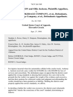 Anthony L. Jackson and Ollie Jackson v. Magnolia Brokerage Company, Magnolia Brokerage Company, 742 F.2d 1305, 11th Cir. (1984)