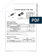 1N/FDLL 914/A/B / 916/A/B / 4148 / 4448: Small Signal Diode