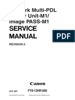 ImagePASS M1, Network Multi-PDL Printer Unit M1 Service Manual