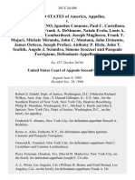 United States v. Russell A. Bufalino, Ignatius Cannone, Paul C. Castellano, Joseph F. Civello, Frank A. Desimone, Natale Evola, Louis A. Larasso, Carmine Lombardozzi, Joseph Magliocco, Frank T. Majuri, Michele Miranda, John C. Montana, John Ormento, James Osticco, Joseph Profaci, Anthony P. Riela, John T. Scalish, Angelo J. Sciandra, Simone Scozzari and Pasquale Turrigiano, 285 F.2d 408, 2d Cir. (1960)