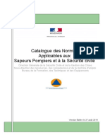 Catalogue Des Normes Utilisées Par La Sécurité Civile PDF