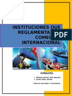 Instituciones Que Reglamentan El Comercio Internacional