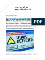 Como Atacan Los Virus Informáticos