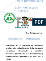 Nutricion Del Individuo Sano