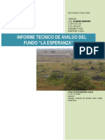 Informe Tecnico de Avaluo Fundo La Esperanza Febrero 2015