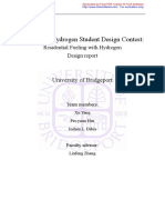 Hydrogen Student Design Contest Residential Fueling With Hydrogen Design Report University of Bridgeport