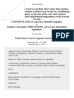 United States v. Anthony Alexander Whetstone, A/K/A Toot, 105 F.3d 650, 4th Cir. (1997)