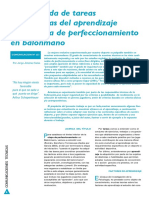 Tareas Facilitadoras Del Aprendizaje de Balonmano. Jorge Jiménez