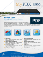 MyPBX U500 Datasheet en