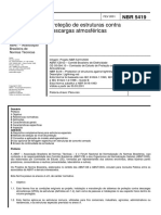 Norma de Protecci+ N Contra Rayos NBR 5419 PDF