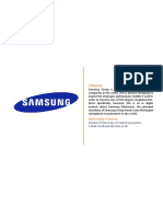 Case Study of Samsung Electronics by Mahmudur Rahman