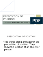 5 Johan Preposition of Position