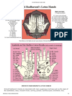 Srimati Radharani's Lotus Hands