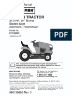 1502298L Craftsman 917.20403 Garden Tractor User Manual