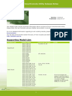 Supporting Model List:: Smartconcole Utility Release Notes