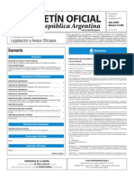 Boletín Oficial de La República Argentina, Número 33.450. 30 de Agosto de 2016